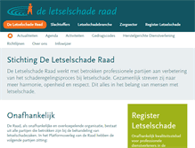 Tablet Screenshot of deletselschaderaad.nl